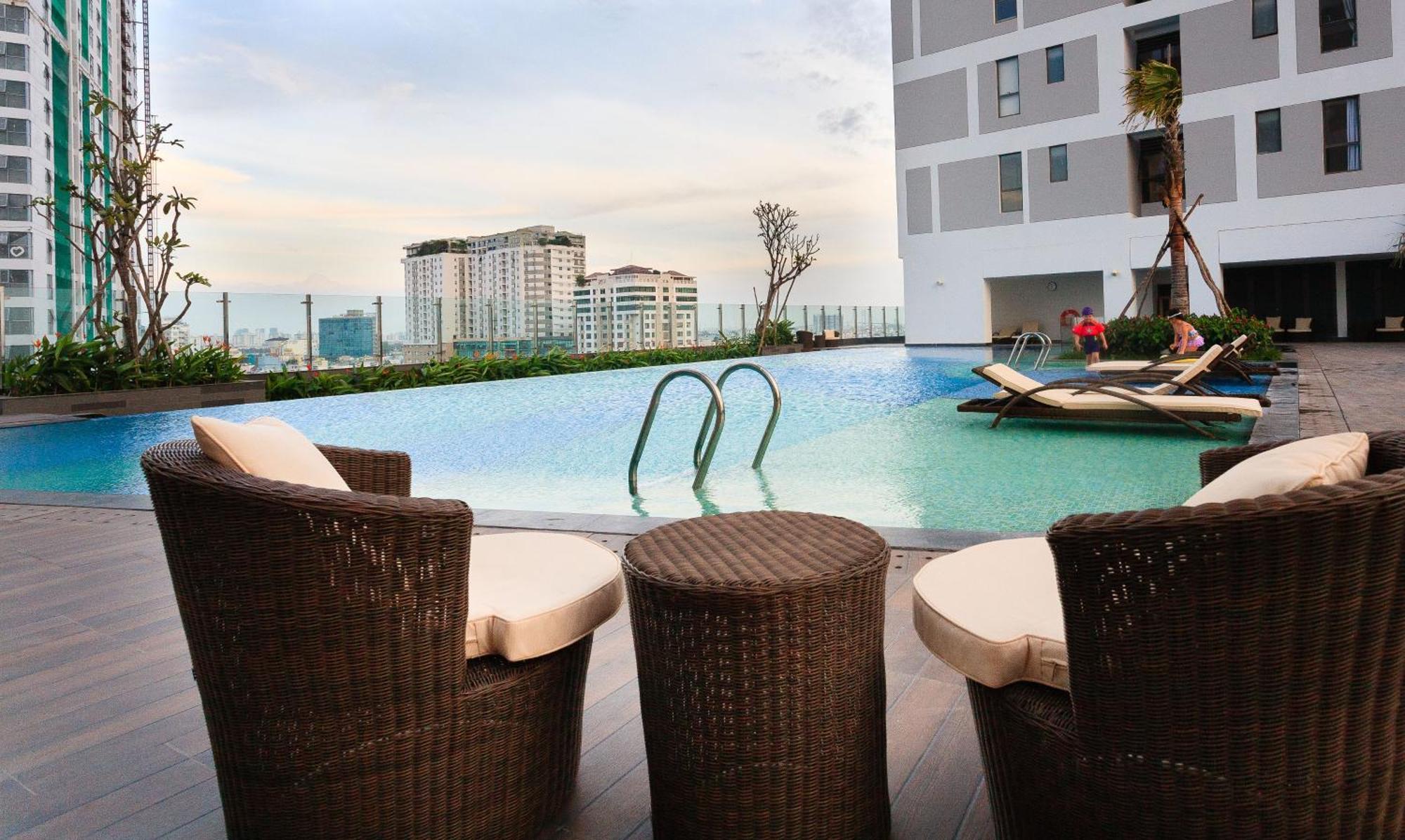 Min' Apartment - Rivergate Residence Downtown Bui Vien - Free Pool ホーチミン市 エクステリア 写真