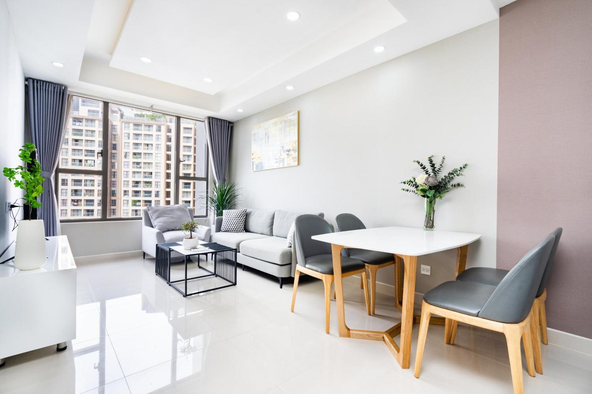 Min' Apartment - Rivergate Residence Downtown Bui Vien - Free Pool ホーチミン市 エクステリア 写真